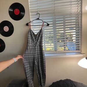 PigMe Plaid Jumpsuit